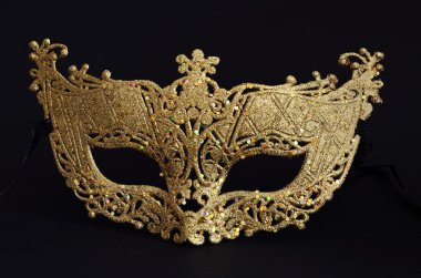 Altın Karnaval maskesi
