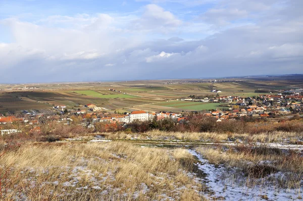 Vista panorâmica da parte histórica de Retz — Fotografia de Stock