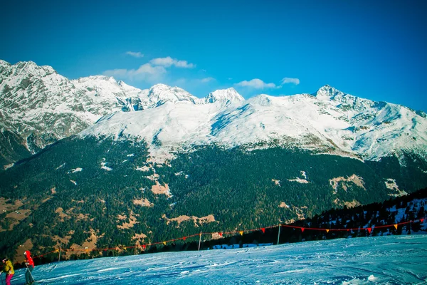 A bela paisagem dos Alpes — Fotografia de Stock