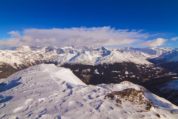 A bela paisagem dos Alpes — Fotografia de Stock