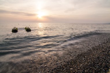 gün batımında güzel manzara