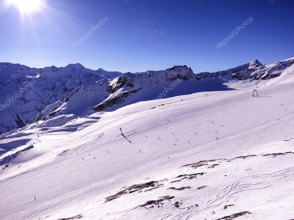 Beautiful Alps mountains