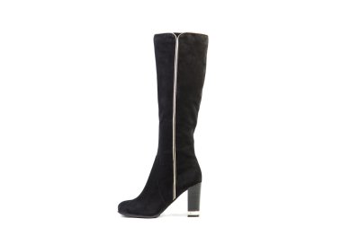 Kadınlar boots beyaz bir arka plan üzerinde süet ayakkabı online mağaza