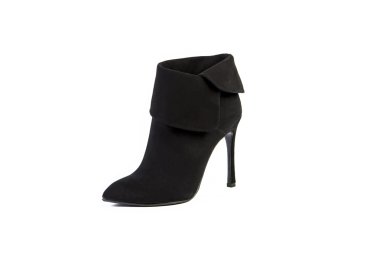 Kadın Ayakkabı beyaz bir arka planda, online alışveriş için Bahar çizme