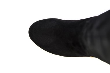 Kadın Ayakkabı ayakkabılar beyaz bir arka plan üzerinde görünümü, top