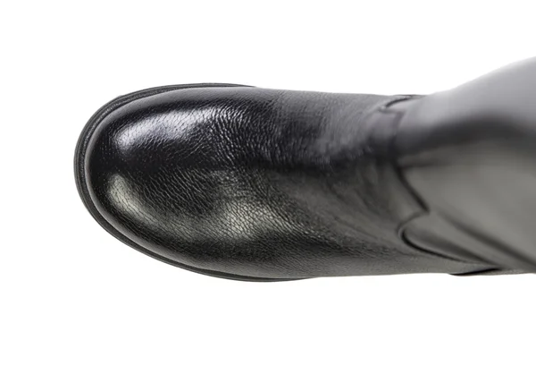 एक सफेद पृष्ठभूमि पर काले महिला उच्च जूते, ऑनलाइन दुकान — स्टॉक फ़ोटो, इमेज