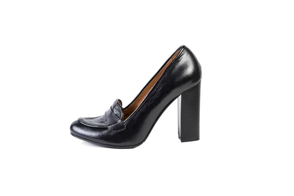 Skórzane buty na wiosnę, Obuwie damskie online — Zdjęcie stockowe