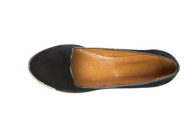 Siyah ayakkabılar beyaz arka plan, kadınlar şık ayakkabılar, online satış