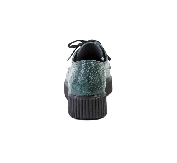एक सफेद पृष्ठभूमि पर जूते, महिलाओं स्टाइलिश जूते, ऑनलाइन बिक्री — स्टॉक फ़ोटो, इमेज
