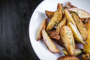 patates bir kırsal, yeşil, patates kızartması, Gıda Restoran