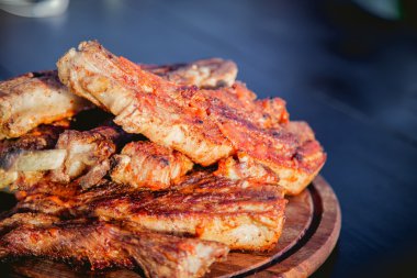 Et mangal, Barbekü menüsü, Domuz kaburga