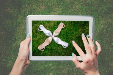 Online alışveriş, online mağaza kadın ayakkabısı, Internet üzerinden sipariş