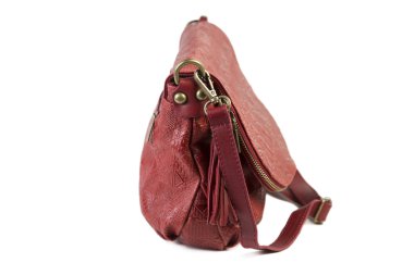 deri kadın çanta beyaz bir arka planda Online Shop