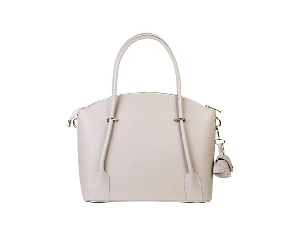 Leather female bag on a white background Online Shop — Stock Photo, Image