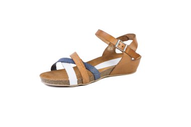 Beyaz bir arka planda Kadınlar Mağazalar online şık Ayakkabı