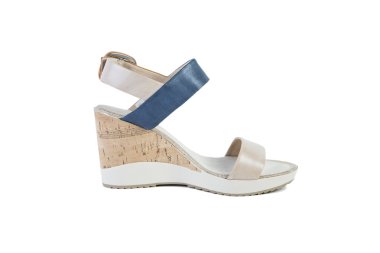 Beyaz bir arka planda Kadınlar Mağazalar online şık Ayakkabı