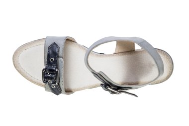 Beyaz bir arka planda Kadınlar Mağazalar online şık Ayakkabı