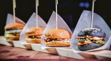 Dört çeşit Burger, Restoran, fast food