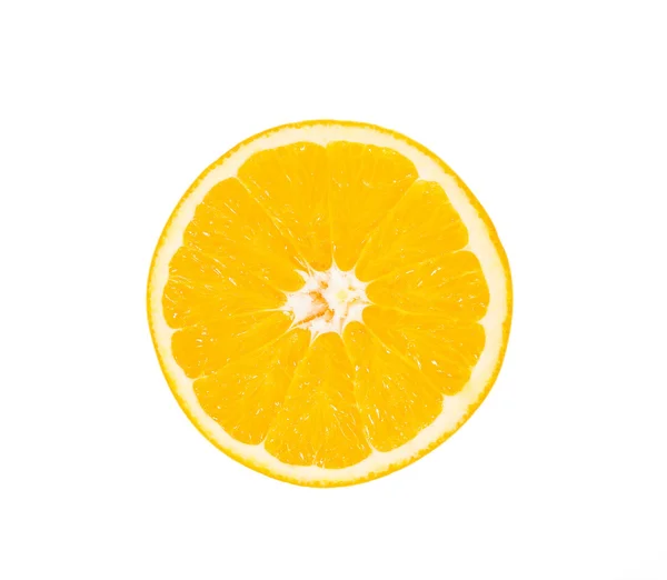 Naranja seccional sobre fondo blanco — Foto de Stock