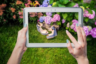 Online Ayakkabı mağazası, o sandalet fotoğrafı