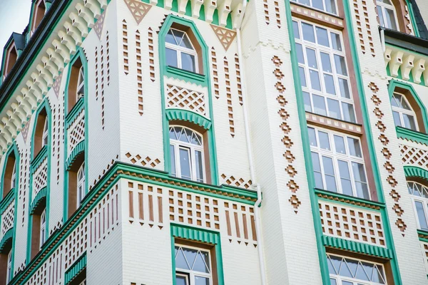 Arquitectura, textura de fondo Kiev House —  Fotos de Stock