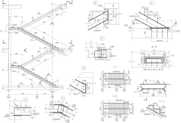 Çizim merdiven, uzi bölüm
