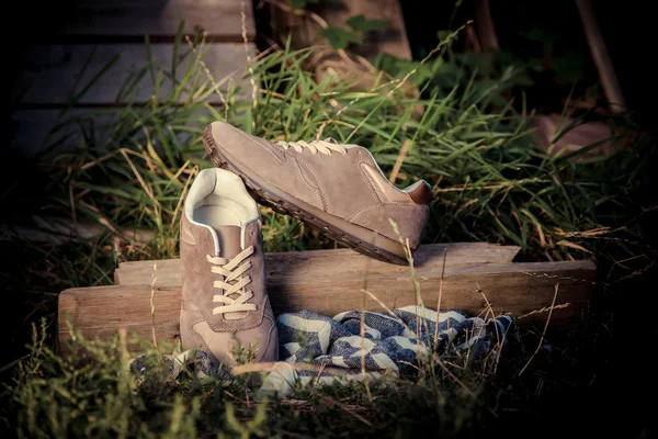 Sneakers för utbildning, sportskor — Stockfoto