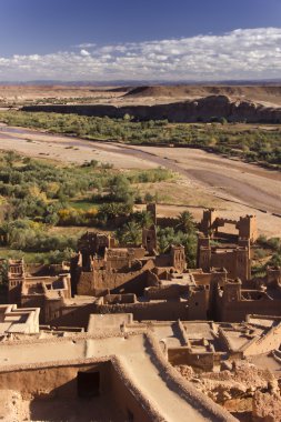 Kasbah duvarlarında