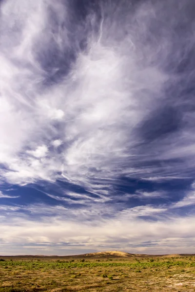 Chmury nad Moroccan Landscape — Zdjęcie stockowe