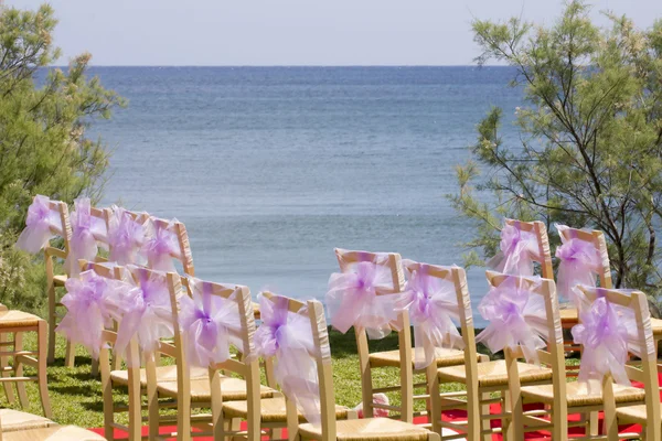 Una boda junto al mar — Foto de Stock