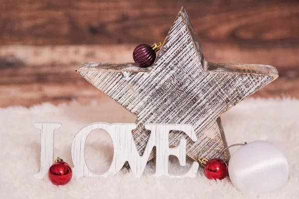 Cartaz de Natal feliz — Fotografia de Stock