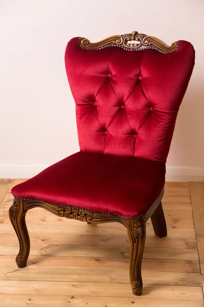 Christmas red chair Royalty Free Stock Photos