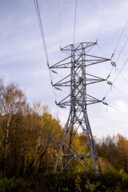 yüksek gerilimli bir güç hattının destekçileriName