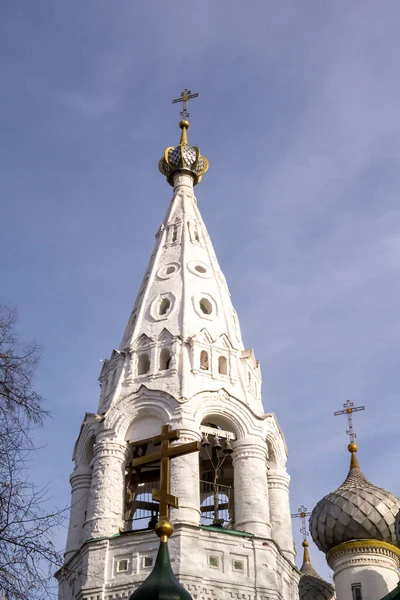 Campanario Iglesia Ortodoxa Iglesia Teológica Kostroma Rusia —  Fotos de Stock