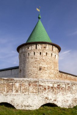 Taş kale kulesi, Ipatievsky manastırı, Kostroma, Rusya