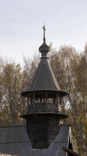 Campanario Madera Kostroma Sloboda Rusia —  Fotos de Stock