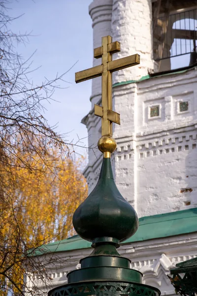 Domes Orthodox Church Close — Stock Photo, Image