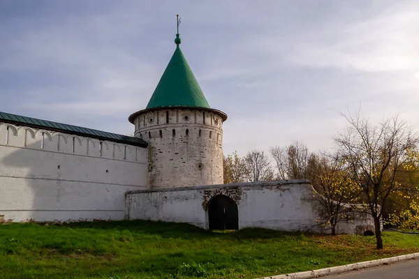 Erőd Torony Ipatievsky Kolostor Kosztroma Oroszország — Stock Fotó