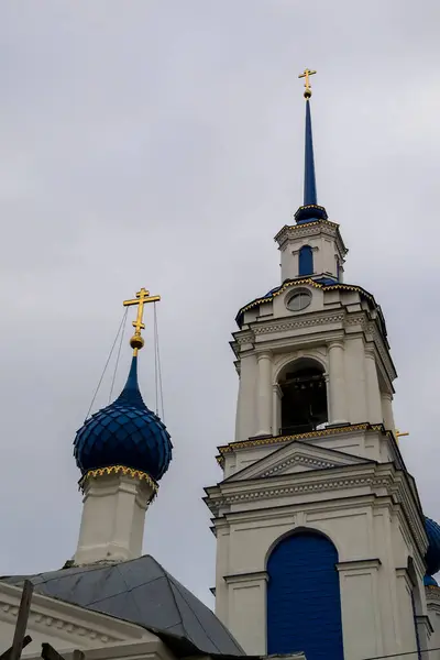 Clocher Rural Orthodoxe Village Shunga Région Kostroma Russie — Photo