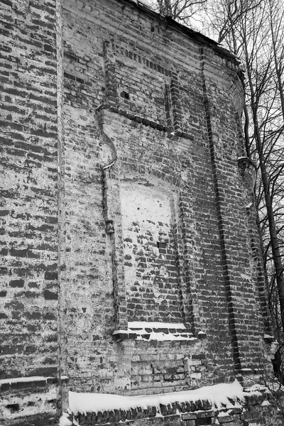 Backsteinmauer Eines Alten Gebäudes — Stockfoto