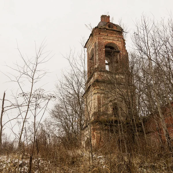 Glockenturm Eines Verlassenen Tempels Marienkirche Trakt Salenka Oblast Kostroma Russland — Stockfoto