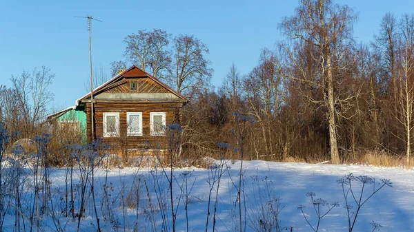 Small Village House Heart Russia — Stock Photo, Image