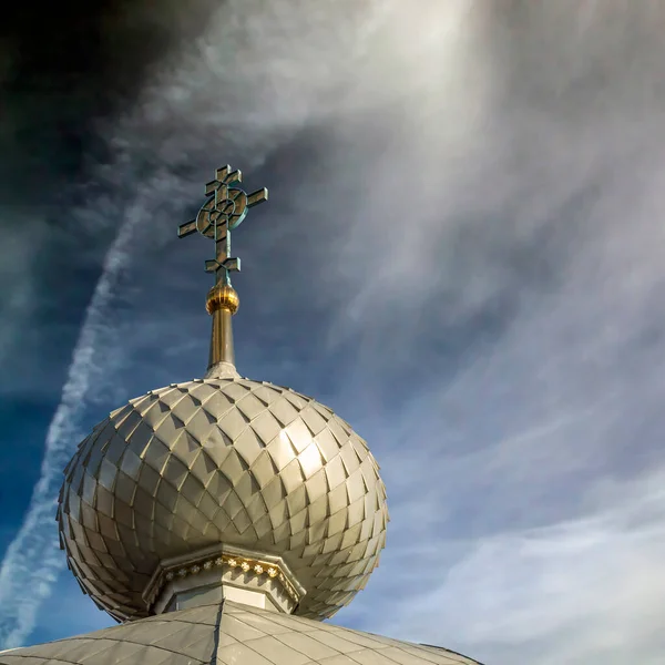 Dome Orthodox Church Sky — Stock Photo, Image
