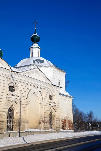 Orthodox Church Road Bolotovo Village Kostroma Region Russia — Stock Photo, Image