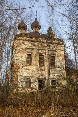 Sendega 'daki Nikolaevskaya Kilisesi, Nikolskoye Köyü (Nikola Pustyn), Kostroma Bölgesi, Rusya