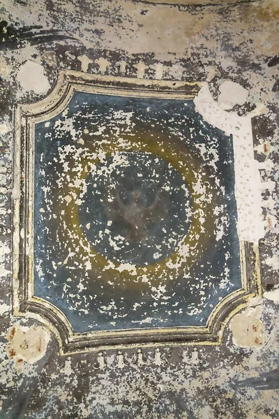 Peintures Sur Les Murs Une Église Abandonnée Anges Hypothèse Détruite — Photo