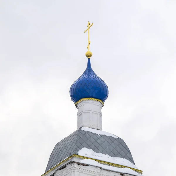 Restored Bell Tower Dome Isakovskoye Village Kostroma Region Russia — Stock Photo, Image