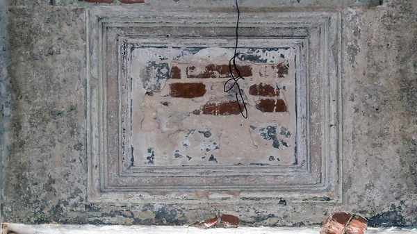 Ερείπια Ενός Πίνακα Μέσα Μια Εγκαταλελειμμένη Εκκλησία Χωριό Holm Περιοχή — Φωτογραφία Αρχείου