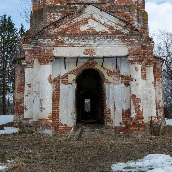Alter Verlassener Orthodoxer Glockenturm Troizki Dorf Gebiet Kostroma Russland — Stockfoto