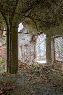 yıkılmış Ortodoks kilisesi, Troitsky köyü, Kostroma bölgesi, Rusya
